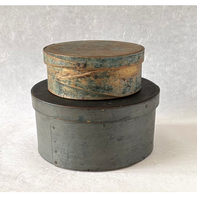 Authentic Early 19th Century Antique Hand Made Finger Lap Bentwood Kitchen Pantry Box For Sale - Image 9 of 11