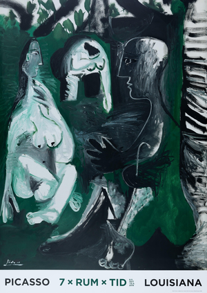 Le Déjeuner Sur L'herbe Poster after Pablo Picasso