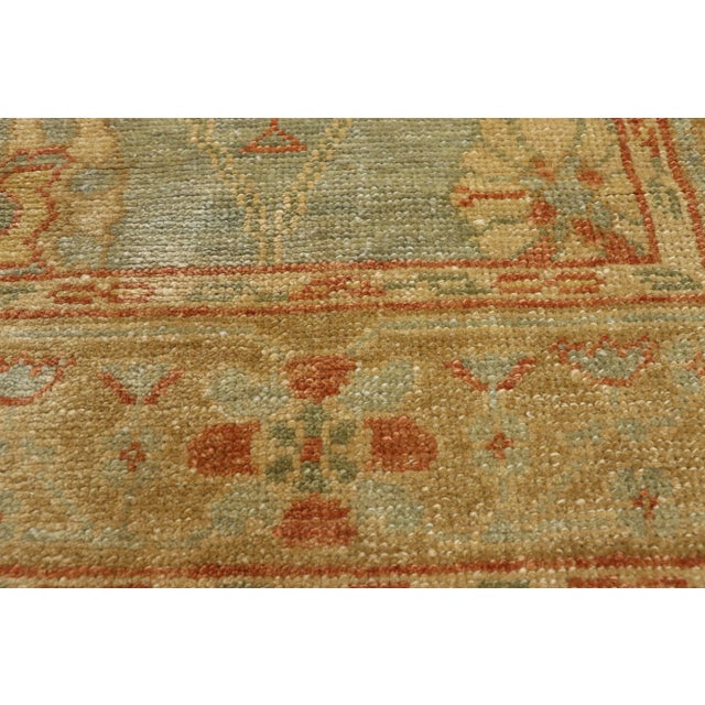 Turkish Oushak Runner - 3′2″ × 13′ For Sale - Image 4 of 10