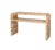 Our mid-century modern, waterfall console table stands out in a crowd. Arcing silhouette and rich, book-matched burl...