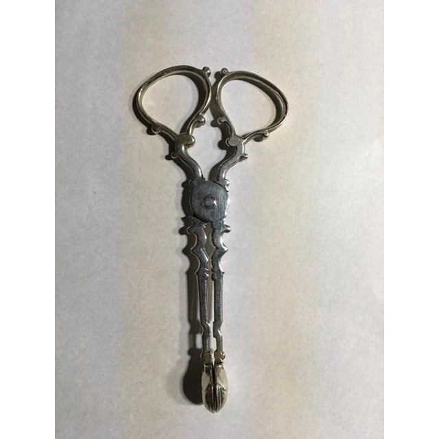18th Century Regency Sterling Silver Sugar Nips with Frames, London, 1750, Set of 2 For Sale - Image 12 of 18