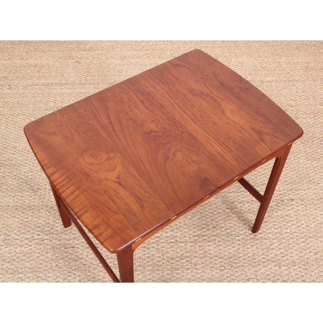 1960s Swedish Teak Side Table by Yngvar Sandström, 1960s For Sale - Image 5 of 12