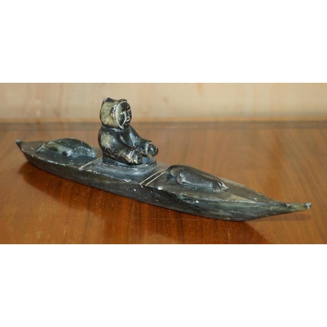Royal house antiques royal house antiques is delighted to offer for sale this exquisite original inuit soapstone carving...