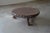 Rustic Round Coffee Table with Iron Details, Netherlands, 1960s For Sale - Image 4 of 13