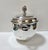 English Vintage Silverplate Ice Bucket With Glass Liner – English Silver Mfg. Corp. For Sale - Image 3 of 12