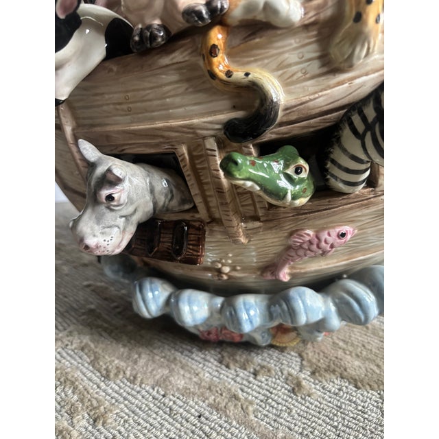 Fitz & Floyd Ceramic Noah's Ark For Sale - Image 11 of 18