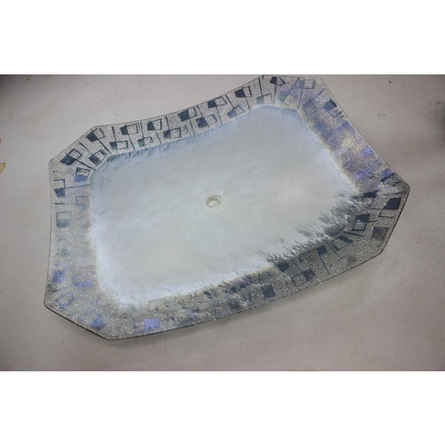 Mid-Century Glass Ceiling Lamp, 1960s For Sale - Image 14 of 15