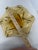 Glass Mid-Century Amber Glass Swirl & Pinwheel Catchall Bowls - Pair For Sale - Image 7 of 9