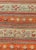 Tan Colorful Vintage Turkish Kilim Runner With Stripes and Geometric Embroideries For Sale - Image 8 of 12