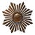Mid 20th Century Spartun Starburst Wall Clock For Sale