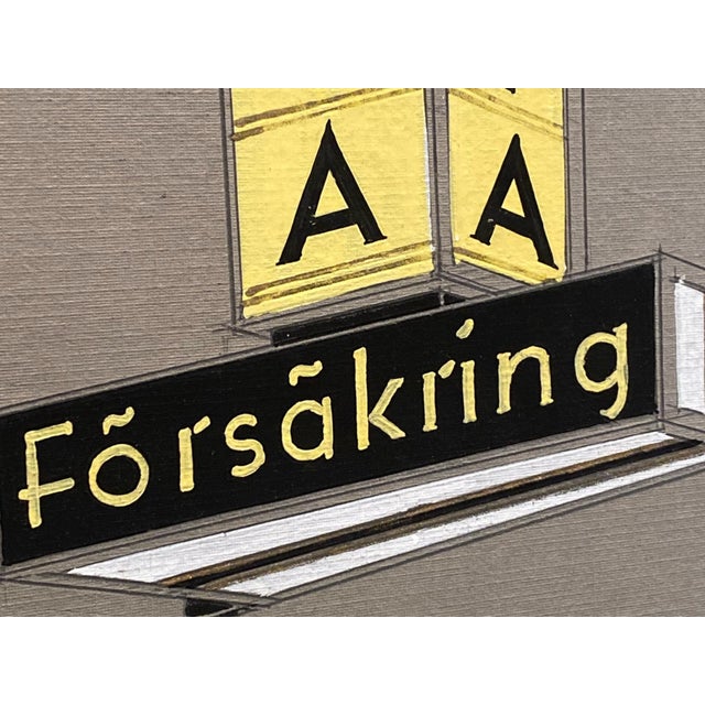 Swedish Art Deco Advertising Sign Gouaches, 1930s, Set of 6 For Sale - Image 14 of 17