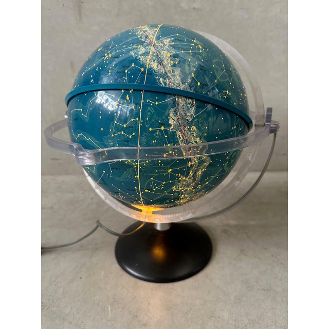 Blue Vintage Hemelglobe in Plastic from Alpha, 1960s For Sale - Image 8 of 16