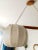 Vintage Scandinavian Pendant Light in Wood and Fabric, 1980s For Sale - Image 9 of 10