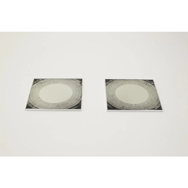 Vintage Belgian Mirrors from Deknudt, 1980s, Set of 2 For Sale - Image 4 of 6