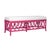 Not Yet Made - Made To Order Lillian Bench - Pink For Sale - Image 5 of 8