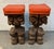 Brown Hand-Carved Mid-Century Witco Tiki Bar and Stool Set, 3 Pieces For Sale - Image 8 of 17