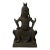 Vintage Iron Metal Finish Rustic General Guan Warrior Worship Small Figure For Sale
