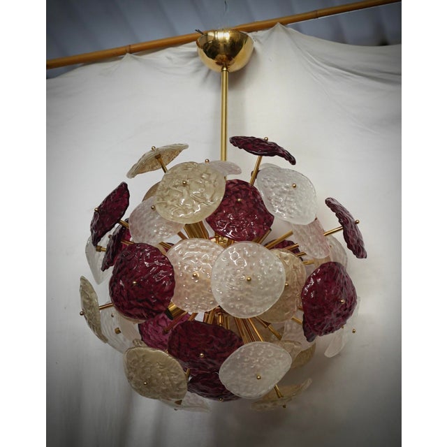 Murano Sputnik Art Glass Pendant Light, 2000 For Sale - Image 10 of 10