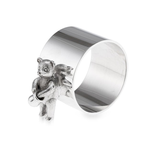 20th Century English Silver Napkin Ring from Asprey, London, 1993 For Sale - Image 10 of 10