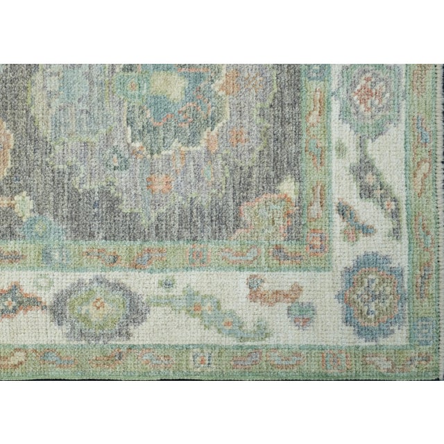Turkish Oushak Rug 2'8" x 5'2" #17427 For Sale - Image 4 of 8