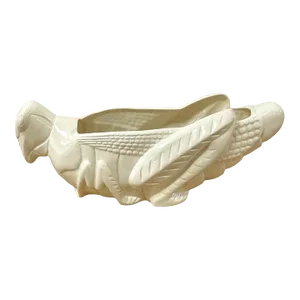 1970s Blanc De Chine Figural Grasshopper Jardiniere/Planter