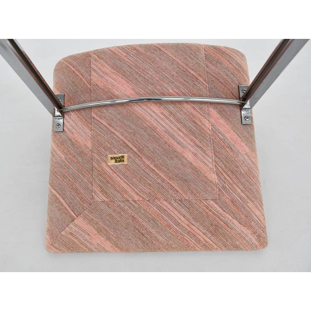 Missoni Fabric Chairs by Offredi for Saporiti, Set of 6 For Sale - Image 13 of 14