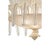 Venetian White and Gold Leaves Murano Style Glass Chandelier from Simoeng For Sale - Image 7 of 9