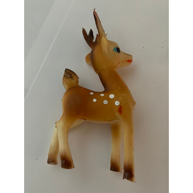 Home Interior Deer Figurines 1960s Vintage Plastic Christmas Deer Decor Chairish