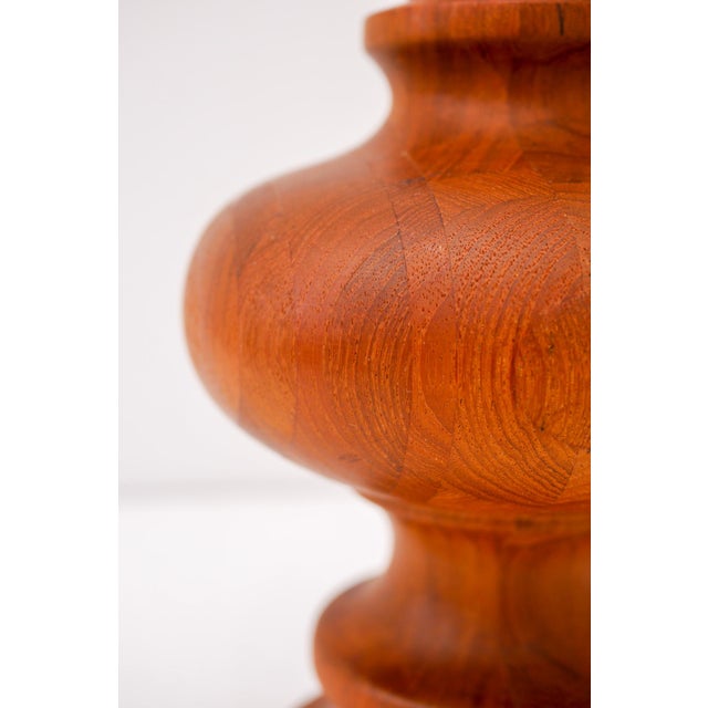 Mid-Century Modern Scandinavian Oak Table Lamp from Möllers For Sale - Image 6 of 15