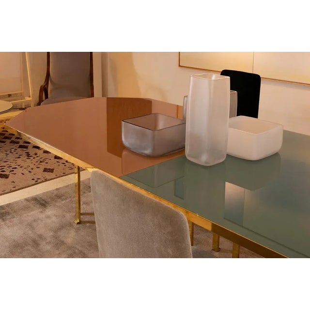Metal Holo 280 Table by Filippo Feroldi for Purho Murano For Sale - Image 7 of 9