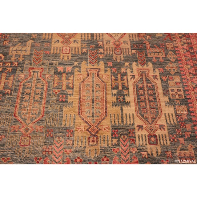 Nazmiyal Collection Geometric Animal Design Modern Rug For Sale In New York - Image 6 of 7