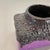 Black Vintage Pottery Fat Lava Vase from Es Keramik, Germany, 1970s For Sale - Image 8 of 16