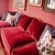 Rafaella Chaise Sofa in Red and Rusty Velvet from Biosofa For Sale - Image 4 of 14