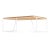 By aligning cork and steel together, the rectangular Grão Center Table juxtaposes natural elements with industrial...