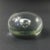 Rare stunning paperweight by Alfredo Barbini (Murano, Italy, 1970s). Made of thick transparent Murano glass with a...