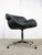 Vintage Italian Black Leatherette and Chrome Swivel Chair, 1970s For Sale - Image 11 of 18