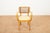 Wooden Chair with Caned Back and Fabric Seat from Horgenglarus, 1940s For Sale - Image 3 of 12
