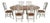 Habersham Country French Dining Room Table & Chairs Set For Sale