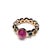 Bochic "Capri" Ruby & Multi Tourmalines Ring Set In 18K Gold & Silver For Sale In New York - Image 6 of 8