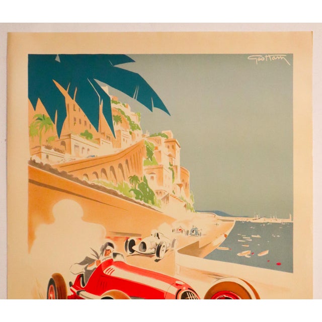 Date: 1985 Size: 39.5 x 27 inches Artist: Geo Ham About this poster: The Monaco Grand Prix is a Formula One motor race...