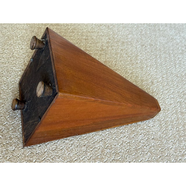 Vintage Mid-Century Czechoslovakian Prim Working Mechanical Metronome in Wood Circa 1960's For Sale - Image 10 of 12