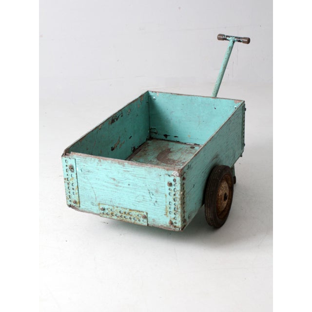 Vintage Wooden Garden Cart For Sale - Image 10 of 12