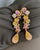 Bochic Vintage Cascading "Capri" Multi Natural Gem Earrings 18K Gold & Silver For Sale - Image 18 of 18