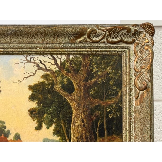 Woman in the Woods walking through trees towards Cottage in English Countryside 1960 Circa For Sale - Image 6 of 18