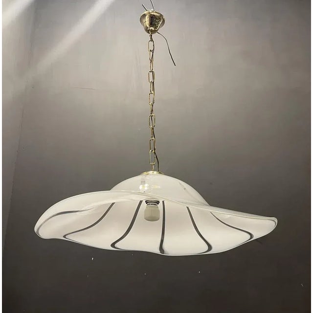 Italian Light Pendant in Murano Glass For Sale - Image 10 of 10