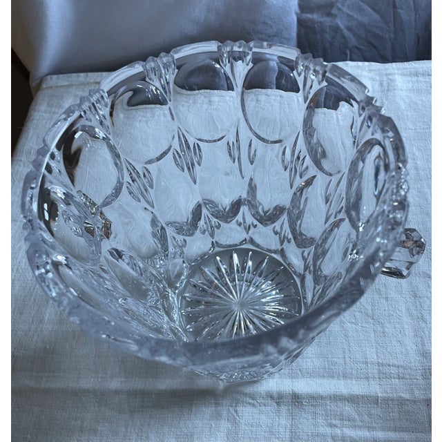 Glass Crystal Ice Bucket, 1950s For Sale - Image 7 of 11