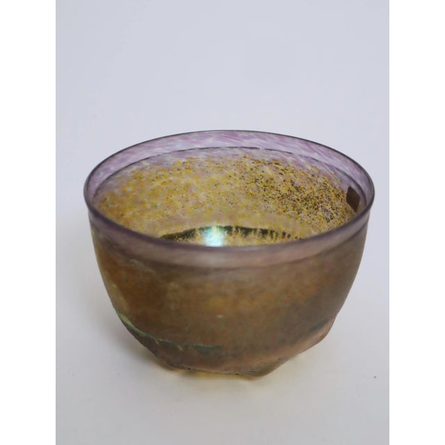 Glass Glass Bowl by Bertil Vallien for Boda Sweden, 1980s For Sale - Image 7 of 8