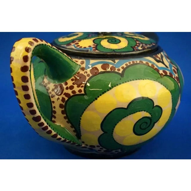 Futurist Ceramic Service from Ruggero Lanni Rome, Italy, 1920s, Set of 15 For Sale - Image 13 of 18