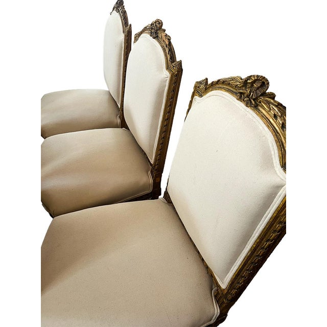 19th Century Set of 6 Louis XVI Style Dining Chairs For Sale - Image 4 of 6