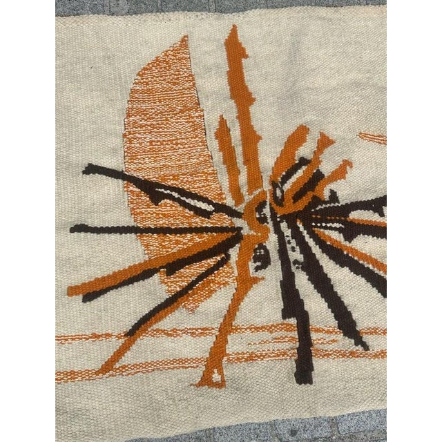 Modern Aubusson Tapestry by M Ravaux Maison, 1970s For Sale - Image 3 of 18